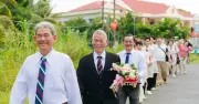Đám cưới sau 10 năm chung sống của cặp đôi Việt - Đài ở Vĩnh Long