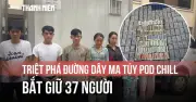 Đánh sập đường dây Pod Chill chứa ma túy quy mô lớn