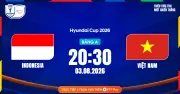 Xem trực tiếp bóng đá Việt Nam vs Indonesia ở kênh nào?